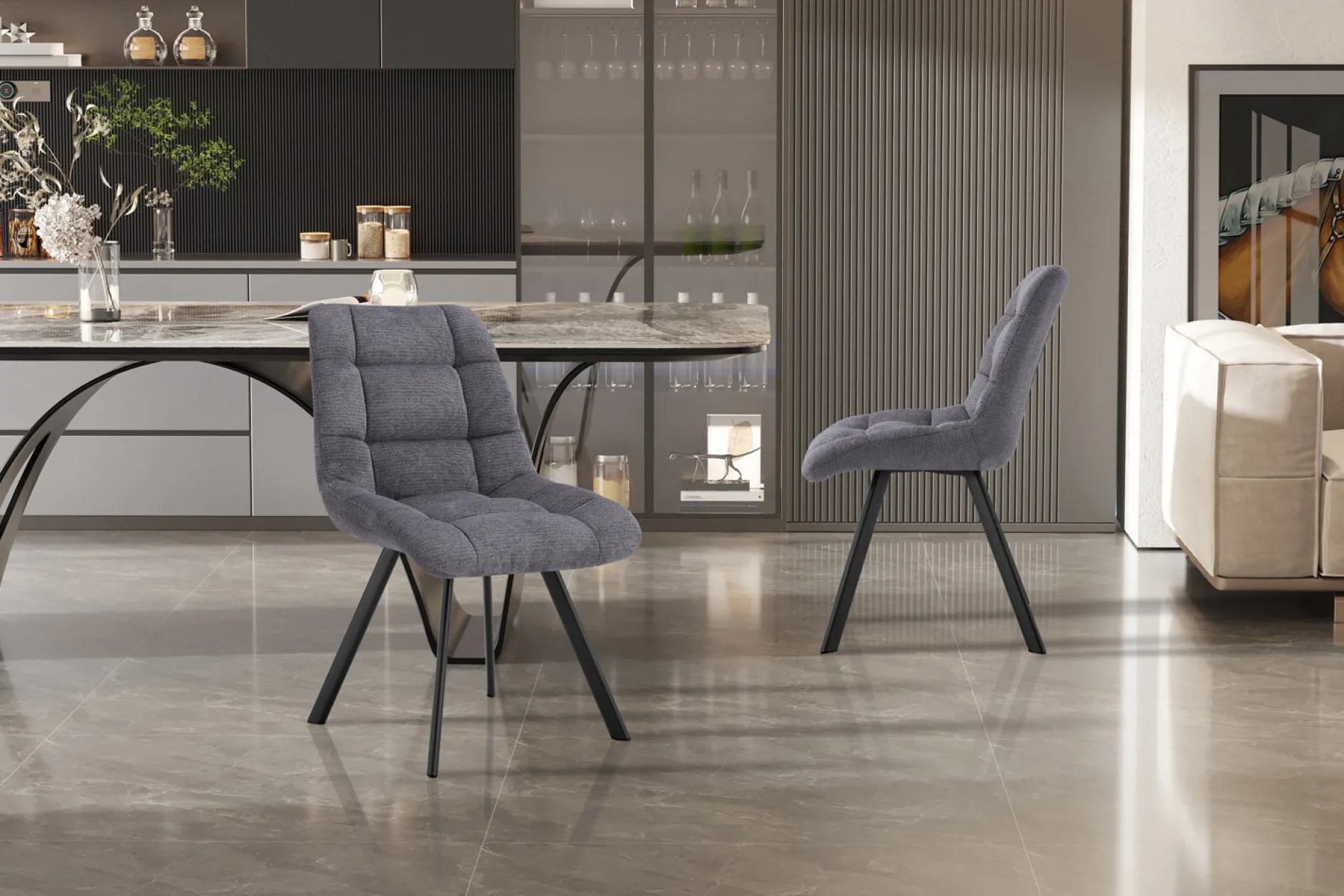 Stoel Margot Donkergrijs – Set van 2^Huisenthuis Sale