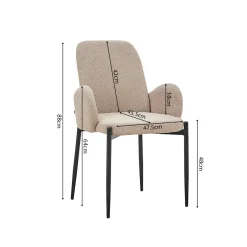 Stoel Maria Bouclé – Set van 2^Huisenthuis Clearance