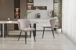 Stoel Marthe Zand Ribstof – Set van 2^Huisenthuis Hot