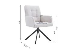 Stoel Mies Stof – Set van 2^Huisenthuis Hot