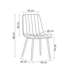 Stoel Nikkie – Set van 2^Huisenthuis Best