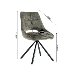 Stoel Noortje Groen – Set van 2^Huisenthuis Hot