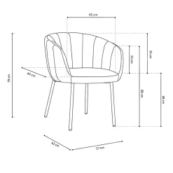 Stoel Pia – Set van 2^Huisenthuis Discount