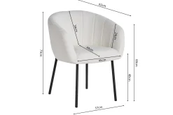 Stoel Pia Bouclé – Set van 2^Huisenthuis Hot