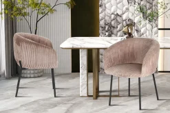 Stoel Pia Zand Ribstof – Set van 2^Huisenthuis Hot