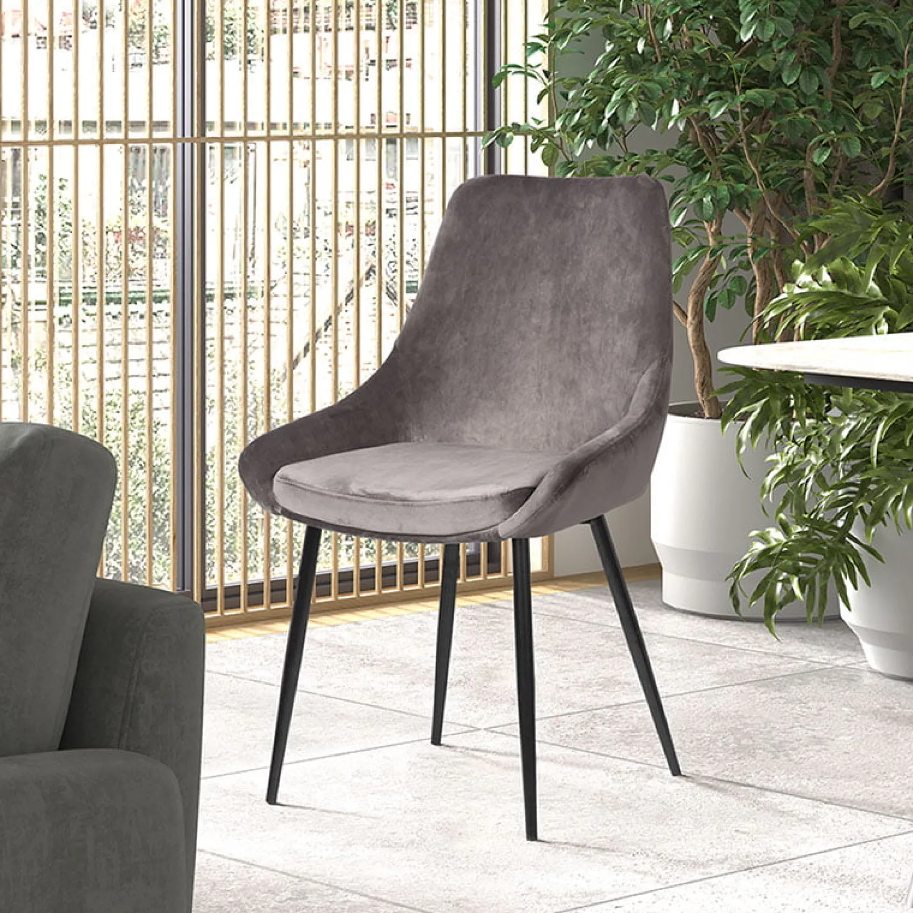 Stoel Pixie Grijs – Set van 2^Huisenthuis Clearance