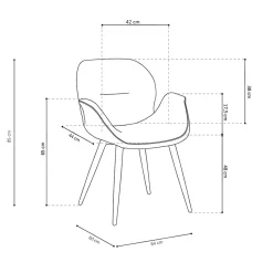 Stoel Tina – Set van 2^Huisenthuis Best