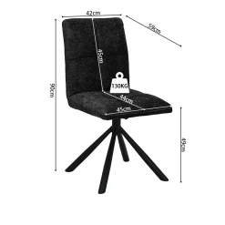 Stoel Yinthe Donkergrijs – Set van 2^Huisenthuis Best