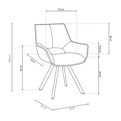 Stoel Zoë Roze – Set van 2^Huisenthuis New