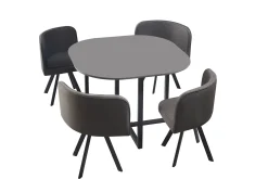 Tafelset Tuur Grijs^Huisenthuis Online