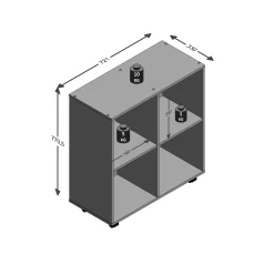 Vakkenkast Gijs^Huisenthuis Hot