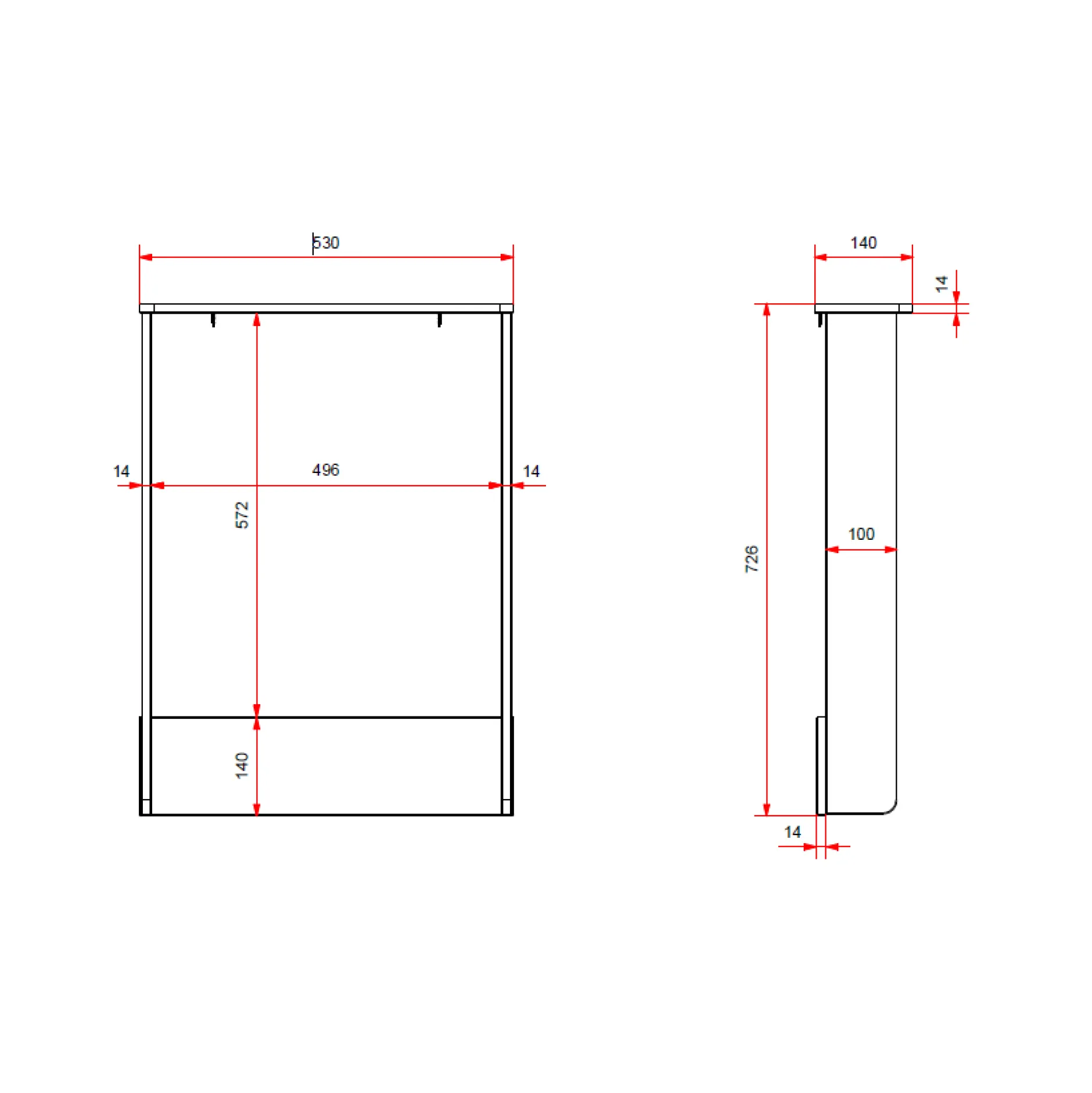 Verversplank Fenna Wit^Huisenthuis New
