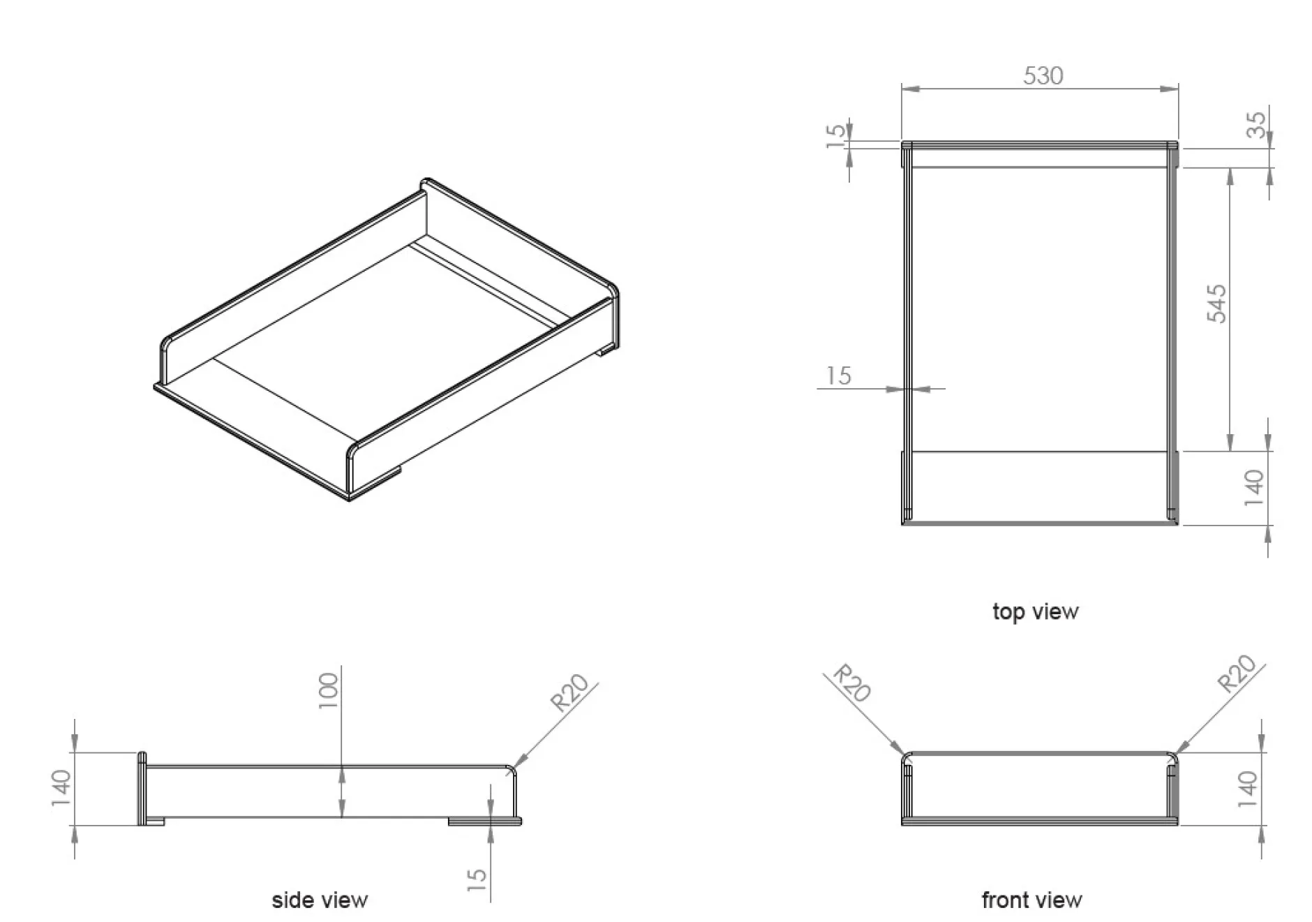 Verversplank Jill Grenen^Huisenthuis Sale