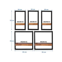 Wandrek Mali – 75x75x25 cm –^Huisenthuis Outlet