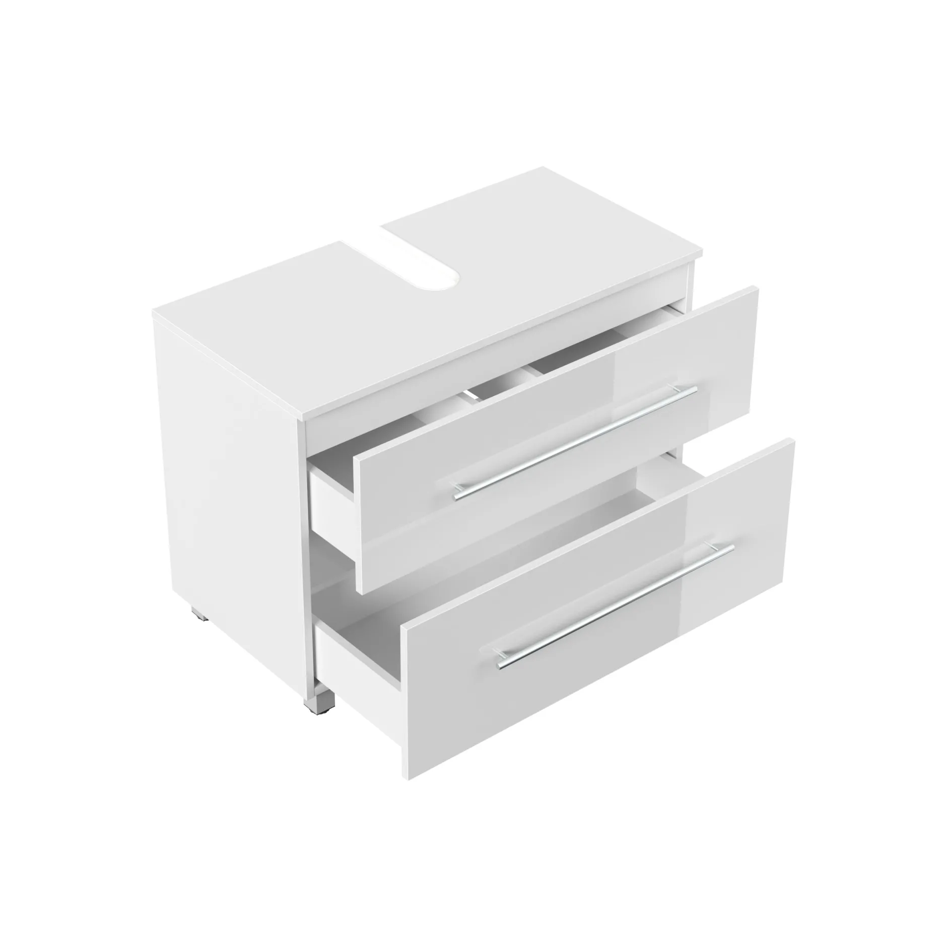 Wastafelkast Glasgow Hoogglans 85 cm^Huisenthuis Clearance