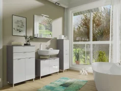 Wastafelkast June Antraciet Wit L^Huisenthuis Best