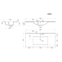 Wastafelkast Odin 100 cm^Huisenthuis Best
