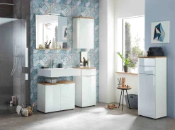 Wastafelkast Palma Eiken Wit^Huisenthuis Online