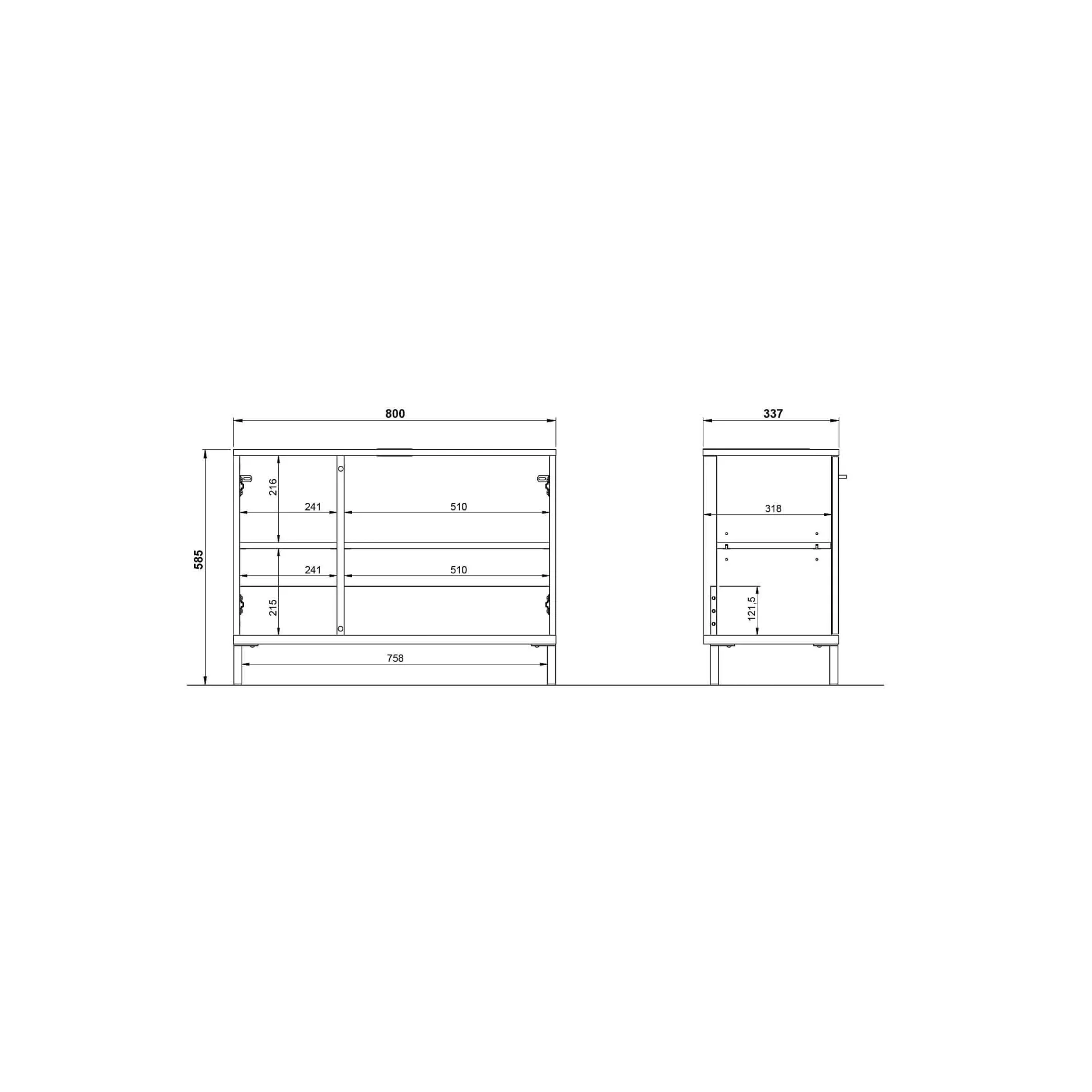Wastafelkast Serpa^Huisenthuis Online